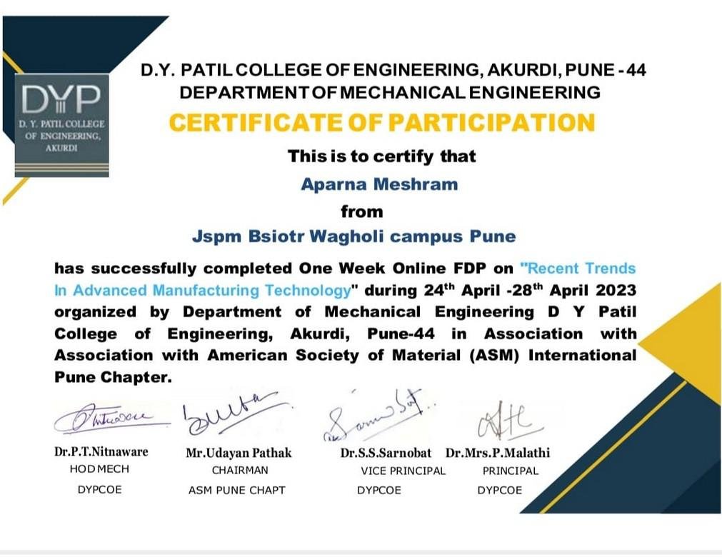 Mrs. Aparna Chetan Meshram