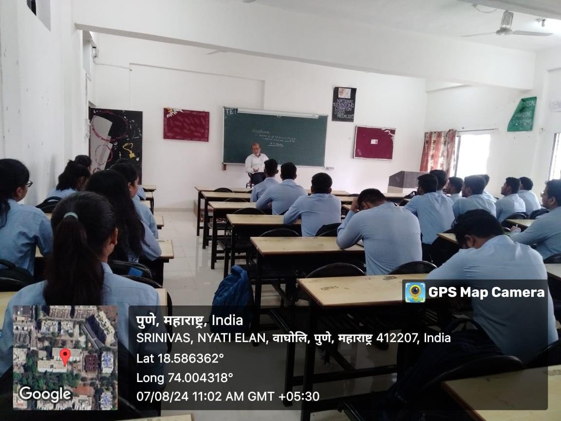 Seminar on “Importance of Communication skill and soft skill for successful Professional career and social life” by Dr.T. K. Nagraj Sir(for Class SE,TE,BE)