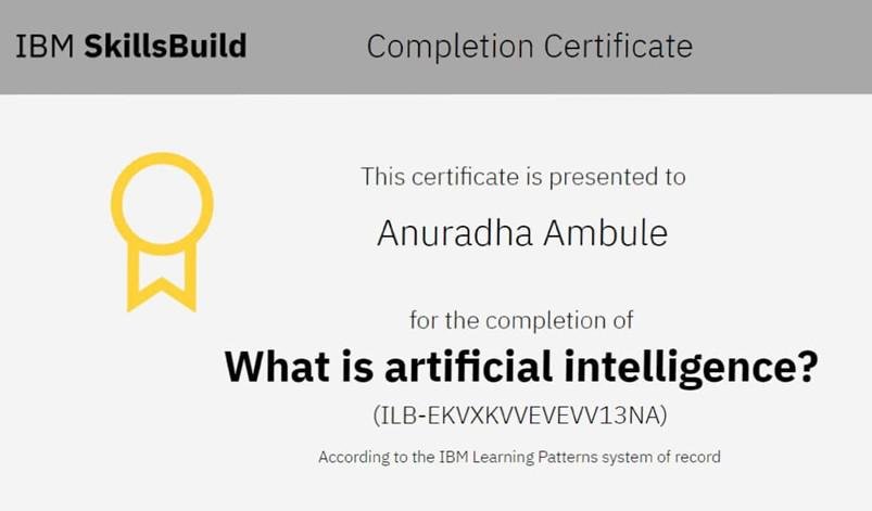 Online Workshop & earn IBM Skills build Certificate