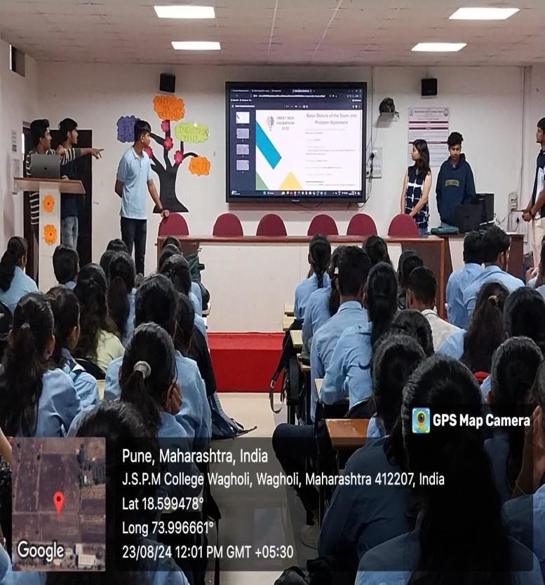 Awareness session on Smart India Hackathon (SIH) 2024 by SIH 2023 Grand Finale Winners
